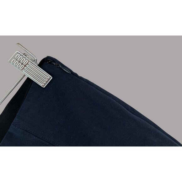 Theory Womens Blue Slim Ankle Pants Size 6 Side Zip Stretch Office Casual - Picture 3 of 8
